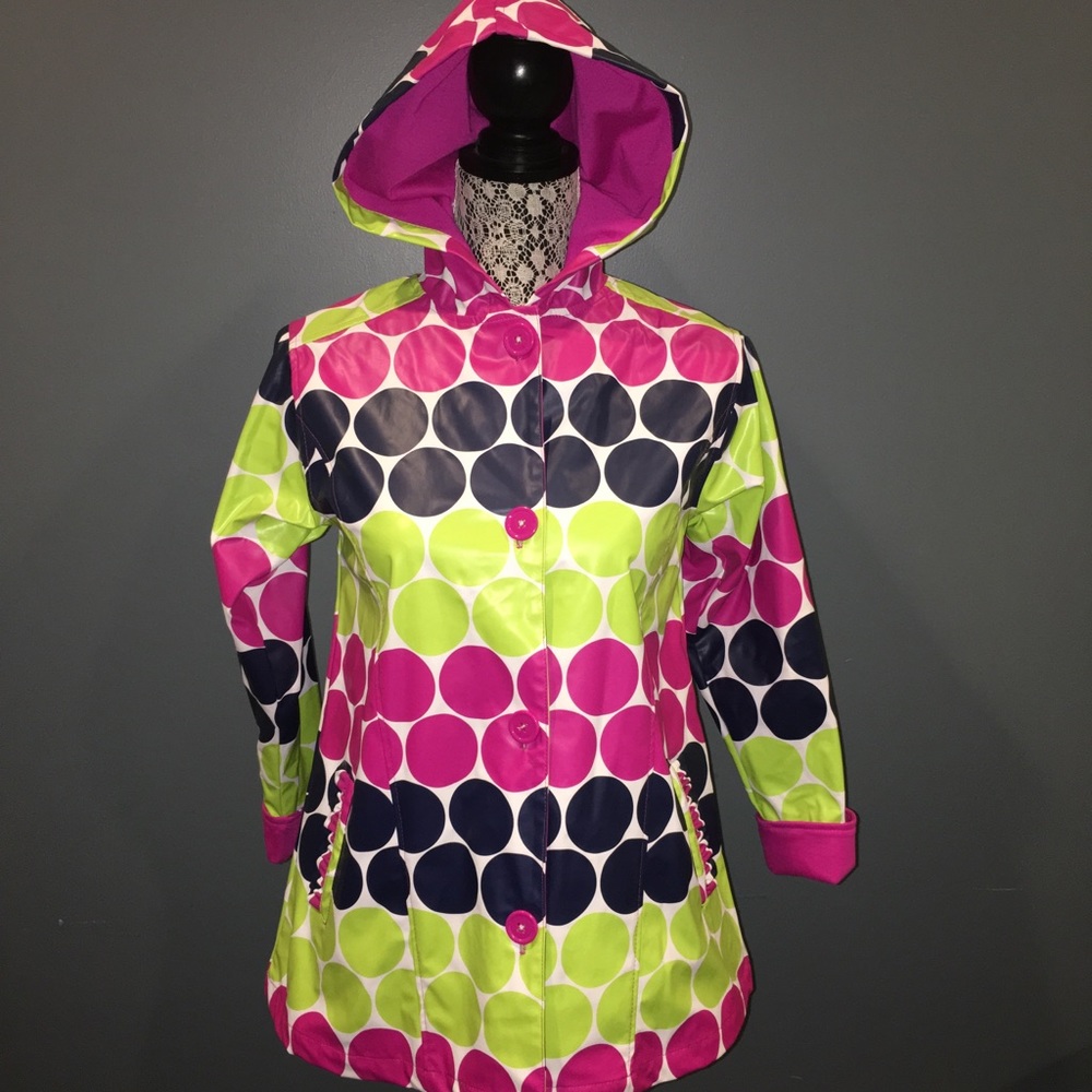 Hartstrings Polka Dot Raincoat